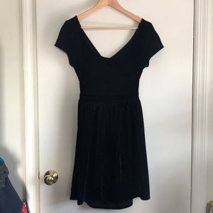 Velvet mini dress